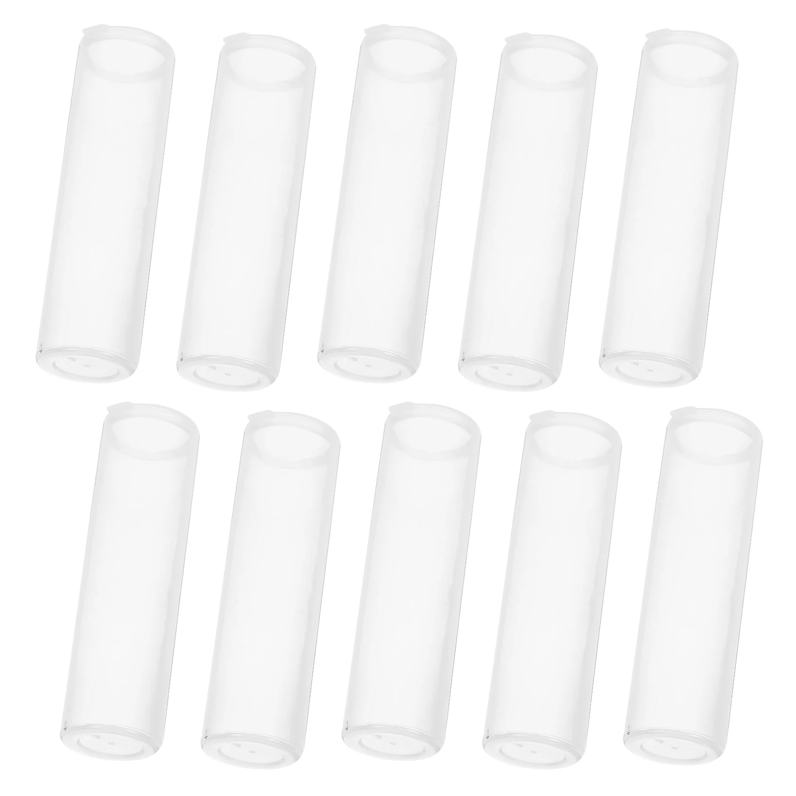 

20 Pcs Change Cylinder Box Coin Storage Container Collection Supplies Clear Holders Tubes for Pennies Organizer