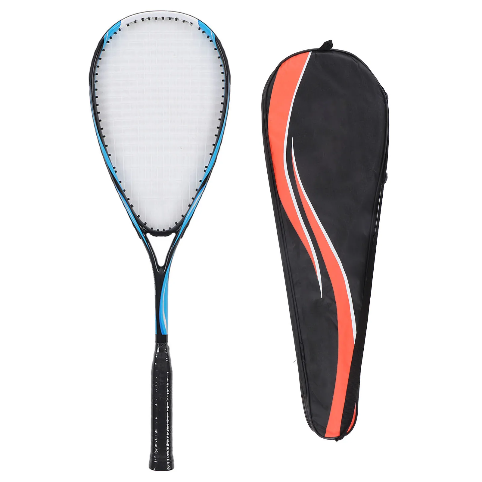 Raqueta de Squash para adultos, ligera, grande, a prueba de golpes, con bolsa