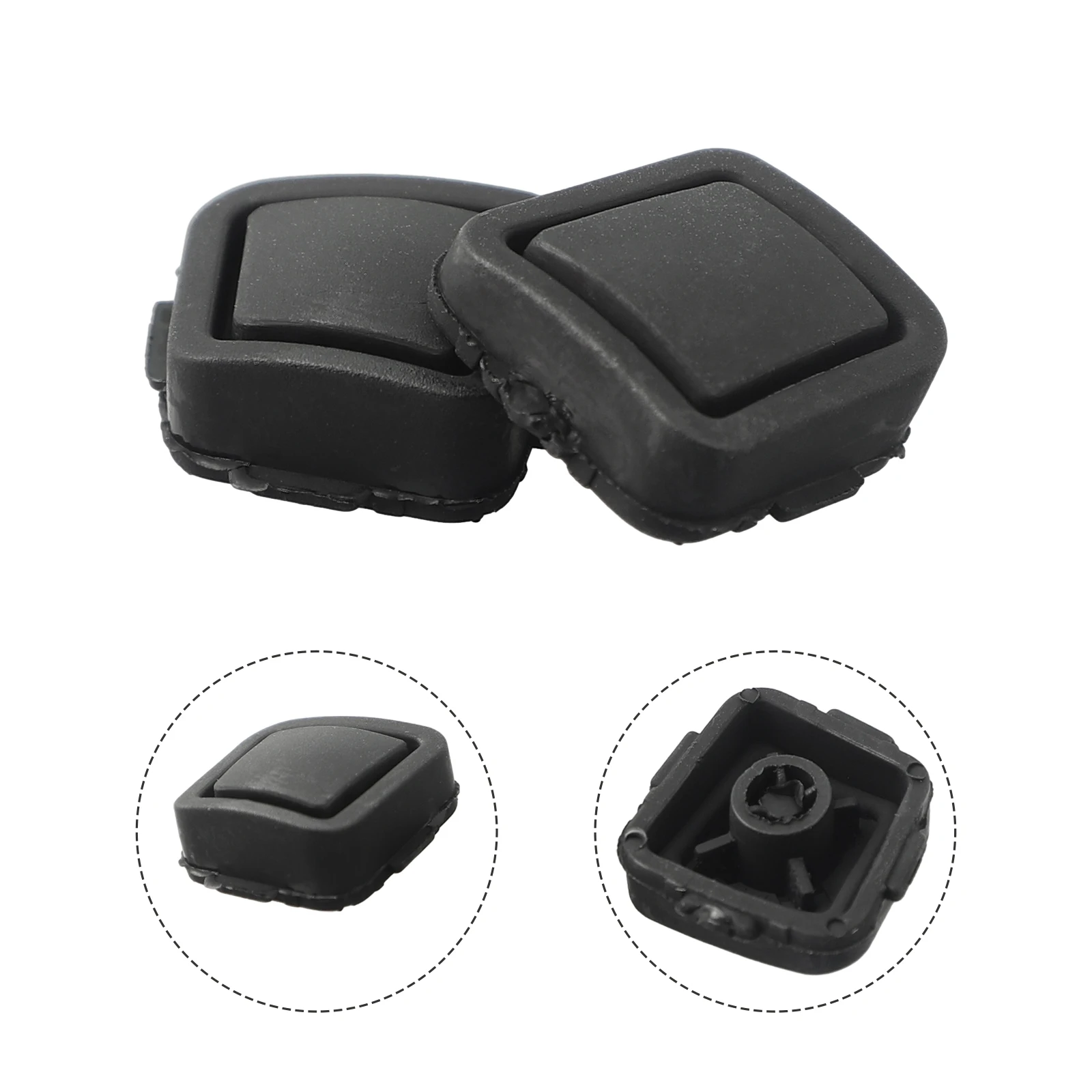 2PCS Car Exterior Door Handle Buckle Cover Button For Mercedes For Benz W211 C209 W219 W251 CLK C209 CLK500 CLK55 CLK63