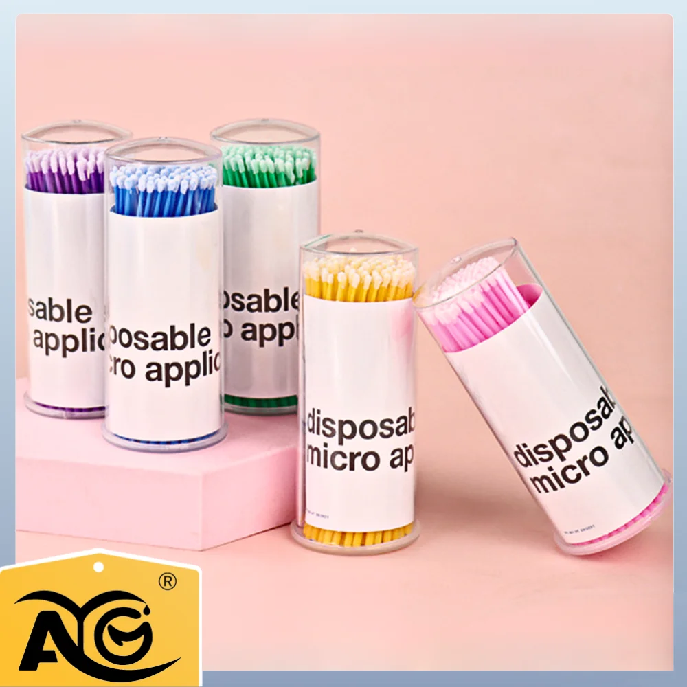 

100Pcs/Bottle AG Dental Disposable Micro Brushes Applicators Micro Brush Dentistry Odontologia Extension Tools Dentistry