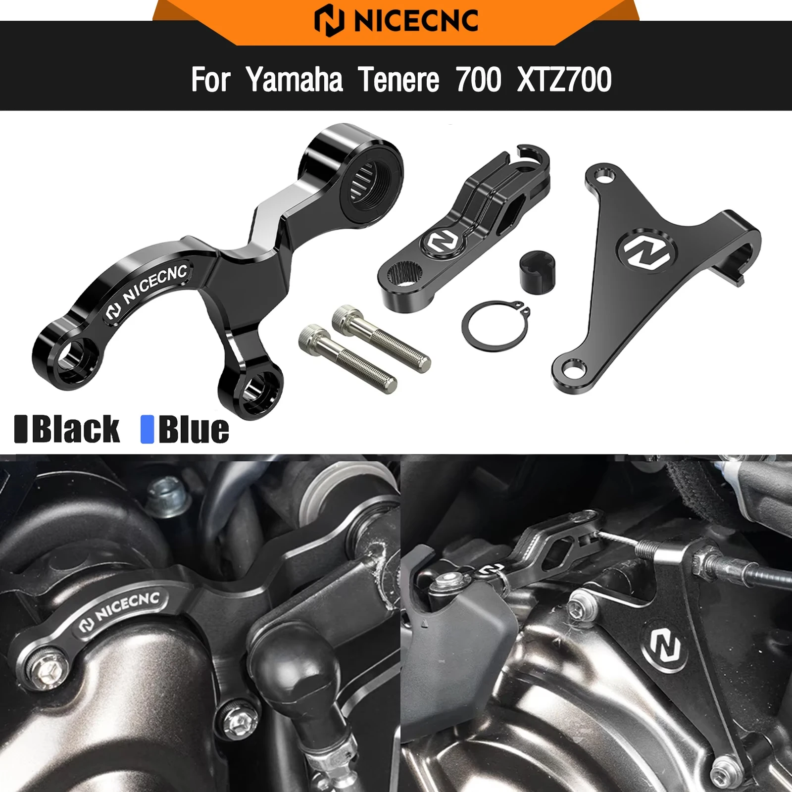 

For Yamaha 2019-2024 Tenere 700 XTZ 700 Shift Stabilizer Gear Shift Support Clutch Arm Lever T700 Rally Edition World Raid MT-07
