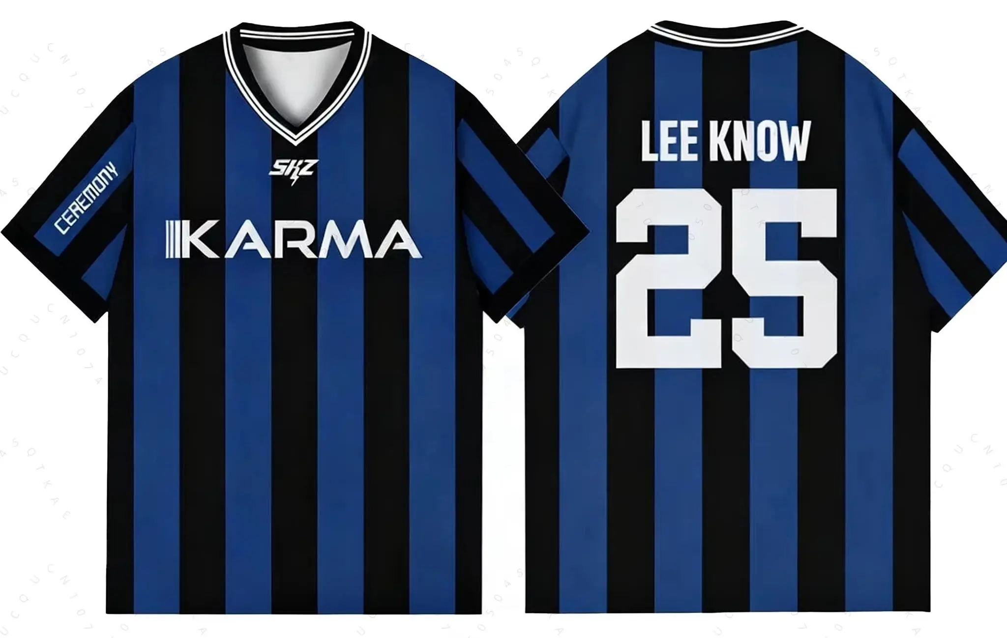 Kpop Stay Karma Album Fans T-Shirt Felix Bangchan Hyunjin Streetwear Casual Sport Oversize Kurzarm Familien-T-Shirt – Detail 4