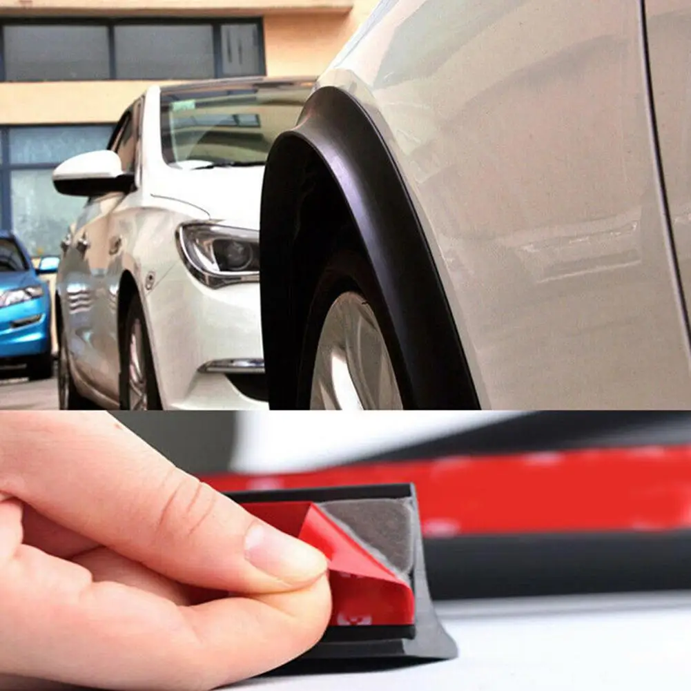Universal Rubber Car Seal Strip For Car Wheel Arches Wing Expander Arch Eyebrow Car Mudguard Lip Body Kit Guard Access