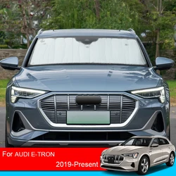 For Audi E-Tron Sportback 2019-2025 Car Sunshades UV Protection Cover Side Window Curtain Sun Shade Visor Windshield Accessories