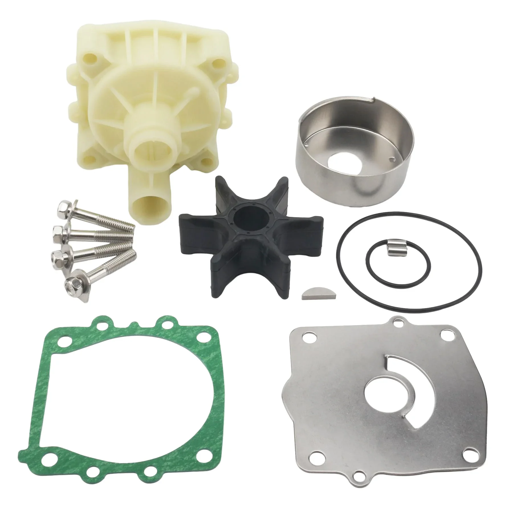 

6G5-W0078-01 Water Pump Rebuild Service Kit with Housing for Yamaha 150 175 200 225 HP Outboard Boat Motor 18-3311