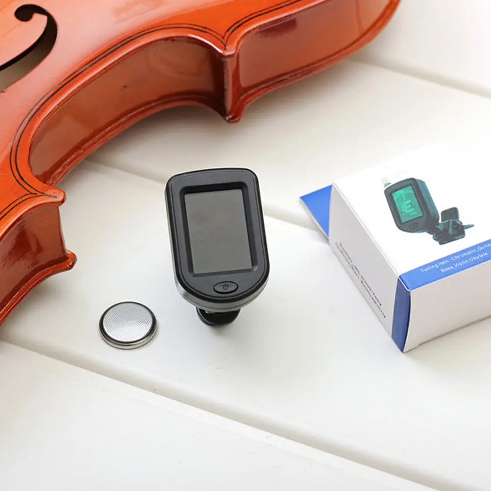 

Portable Guitar Tuner Ukulele Violin Instrument Tuning Small Professional Durable Non-Slip Clamp Easy Use Music
