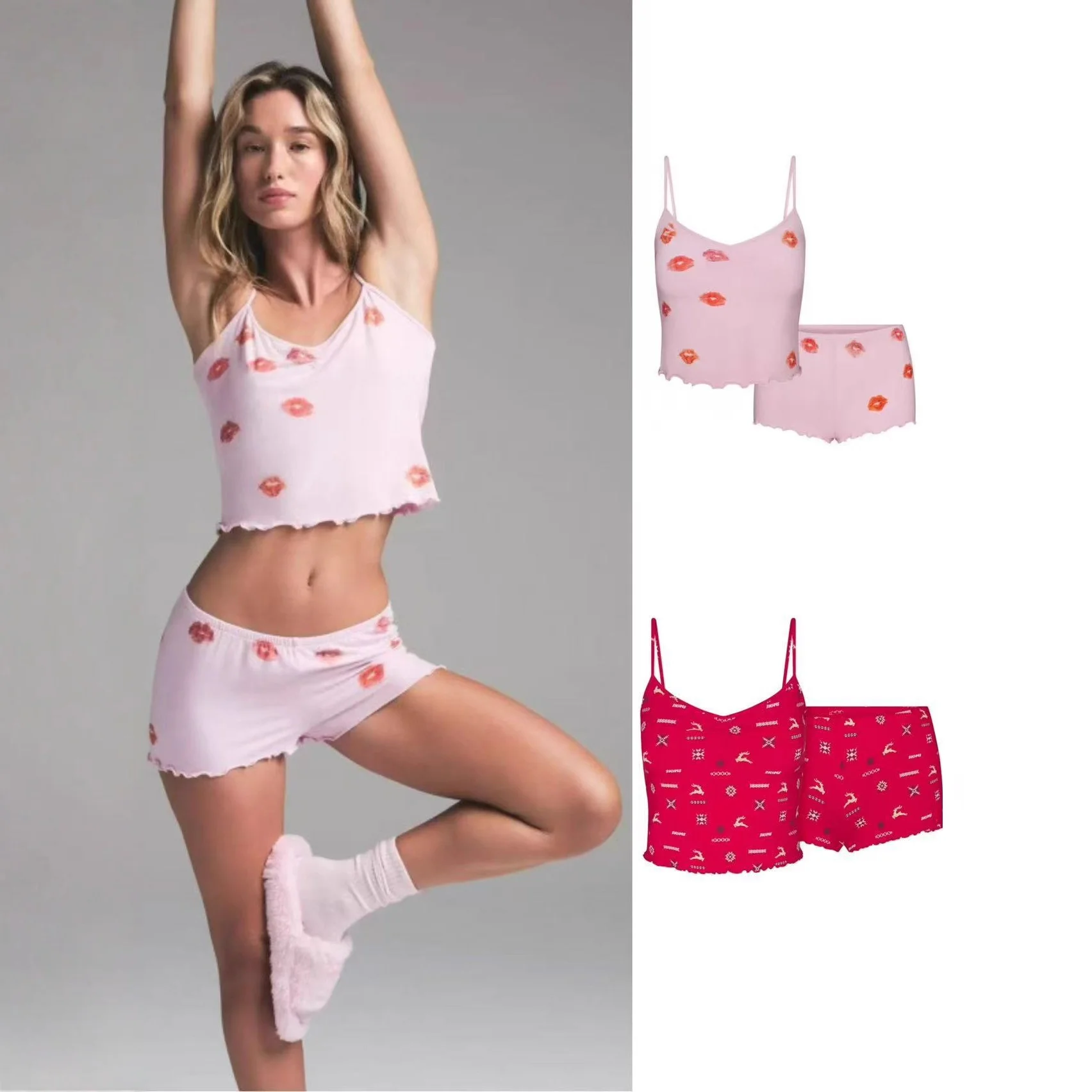 

Kardaian Vntine's Day, комплект с розовым сердечком и ремешками, повседневная летняя коллекция для женщин, V-Ne Svel