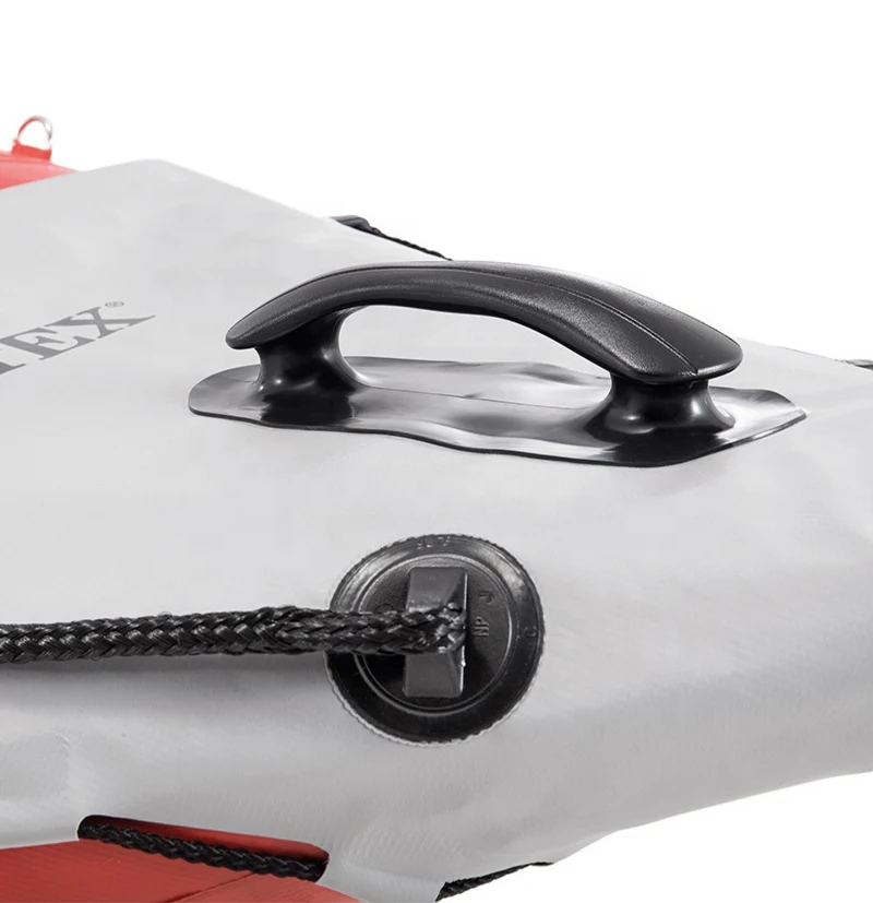 Intex 68309 Excursion Pro 2 Inflatable Rowing Boat Set Kayak Canoe For Fishing