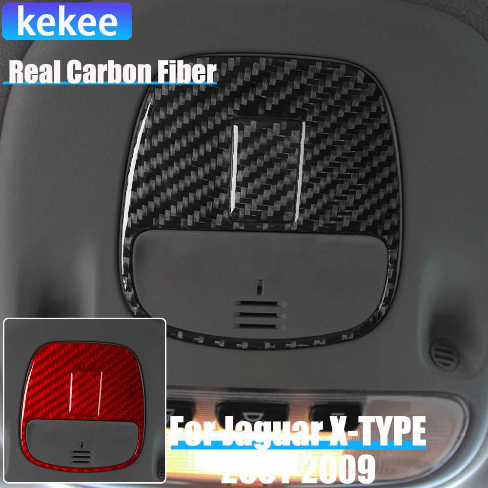 

Настоящее углеродное волокно, автомобильные аксессуары, переключатель света для чтения, панель, декоративная накладка, мягкая наклейка для Jaguar X-TYPE X400 2001-2009
