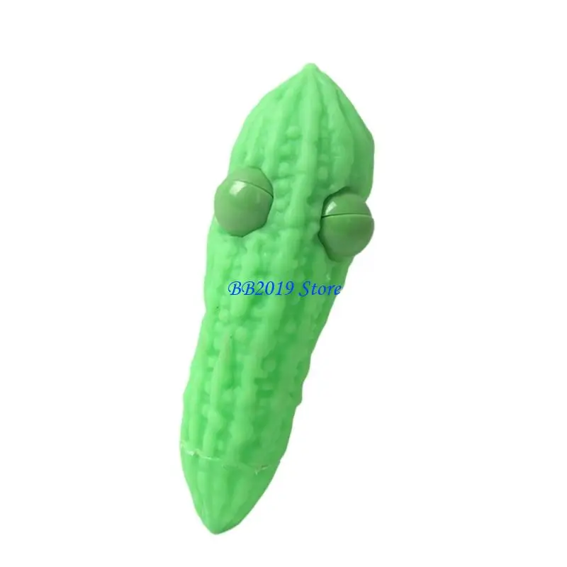 Q0KB Eye Poping Gemüse Stressbällchen Sensorische Squeeze Prise Toy für Kinder Erwachsene