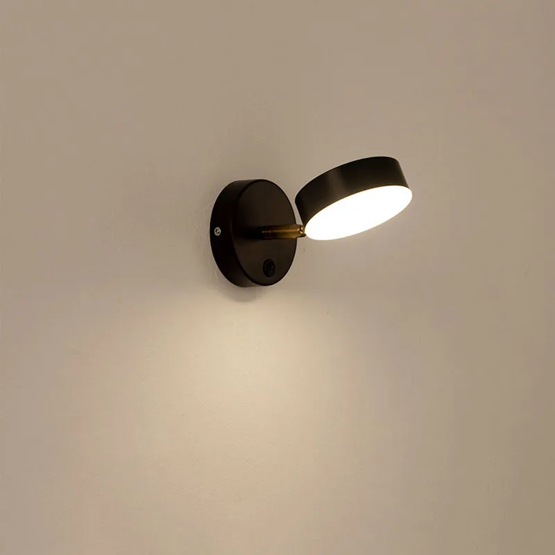 

Simple LED Wall Lamp Modern Style Wall light Adjustable With Switch 5W For Bedroom Bedside Mirror Corridor Lighting AC90-220V