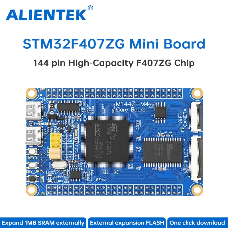 ALIENTEK STM32F407ZGT6 Minimum System Board System STM32 ARM Development Board Module core Embedded Microcontroller DIY