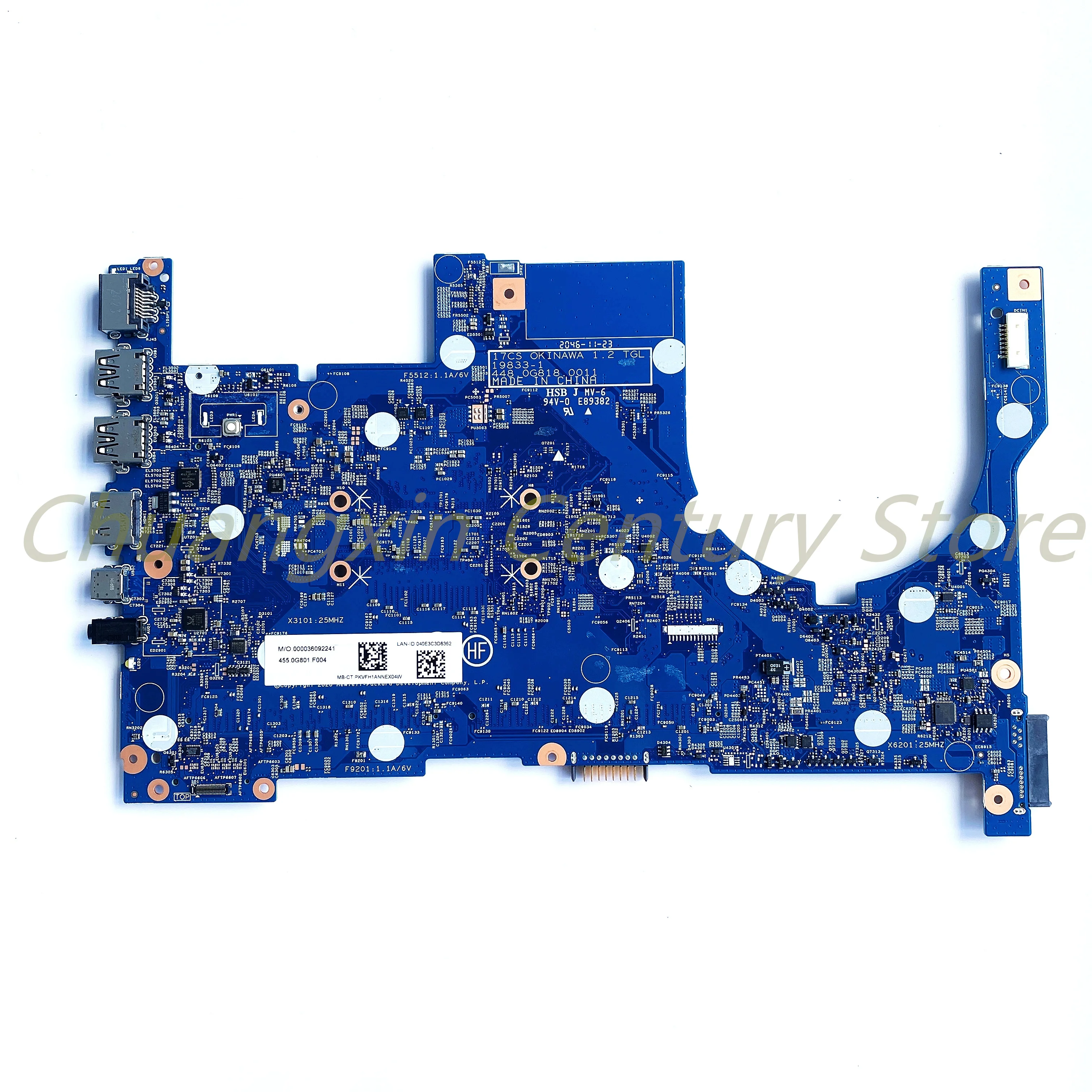 19833-1 Scheda madre per laptop HP ENVY 17-CE con CPU I5-1135G7 I7-1165G7 DDR4 Test al 100% Spedizione completamente funzionante