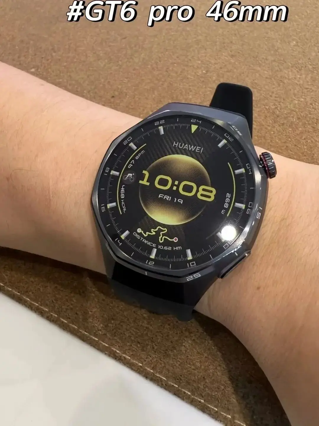 HUAWEI Watch GT 6 Pro 46mm GPS Smartwatch 1.47'' AMOLED touchscreen, tot 21 dagen batterijduur, professioneel fietsniveau, NFC - afbeelding 2