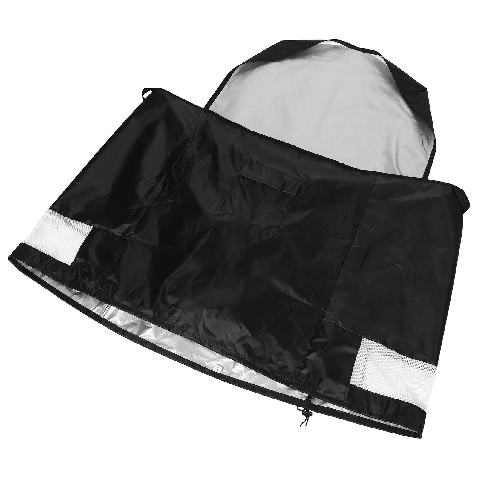 Mini Fridge Cover Outdoor Waterproof Upright Refrigerator Covers Black Heavy Duty for Car Rv Beverage Beer Freezer Commercial