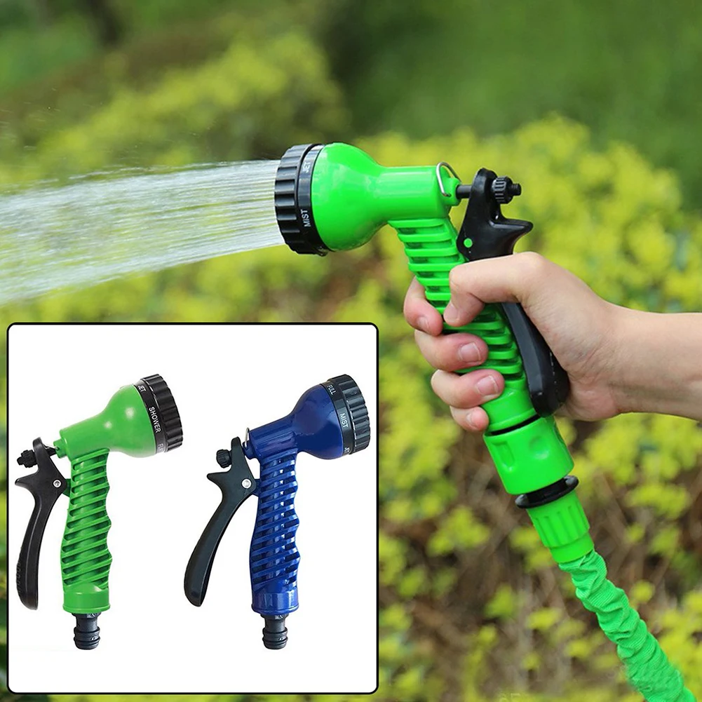 Garden Hose Water Nozzle Featuring 7 Dedicated Spray Modes Jet Shower Flat Cone Full Mist and Center for Practical Operation