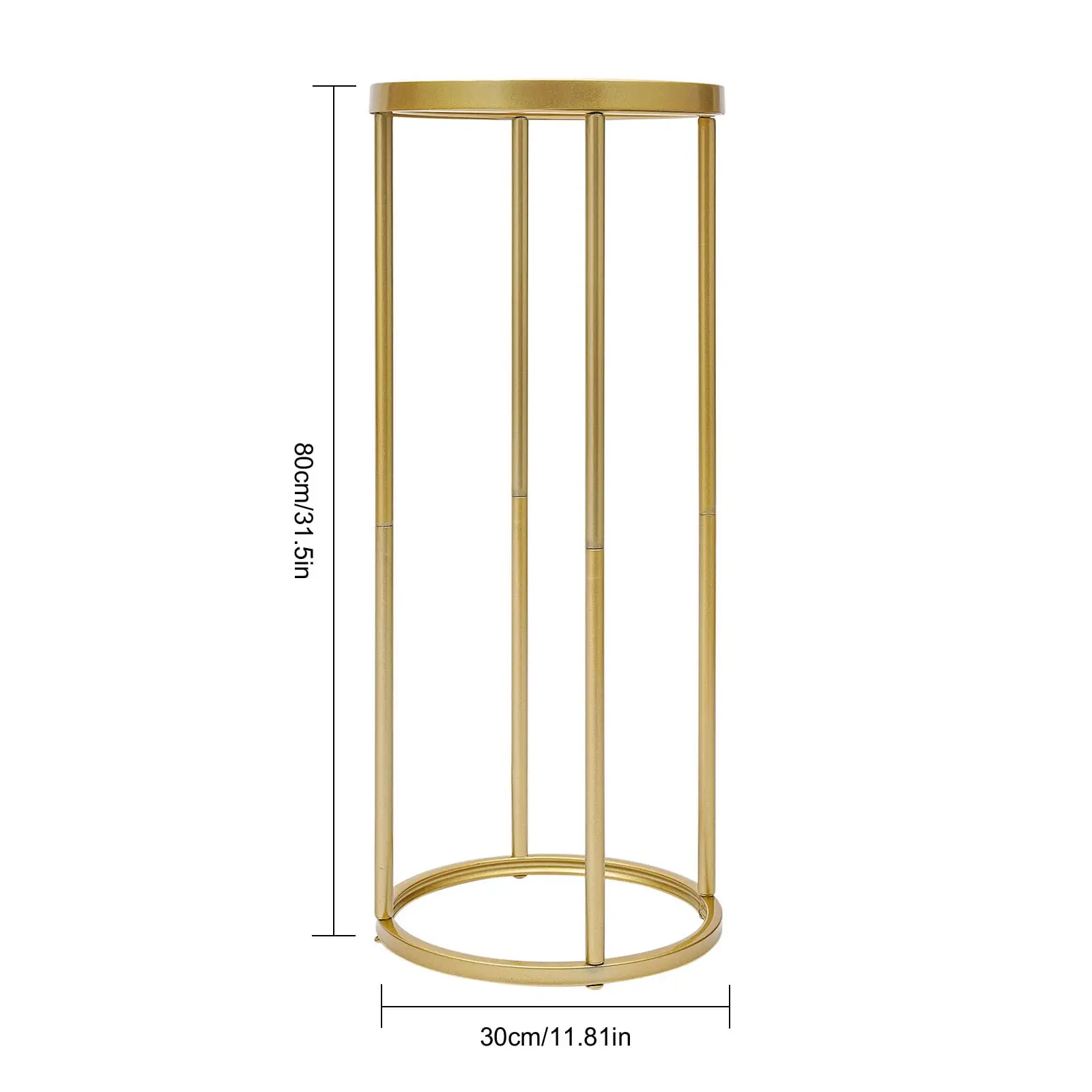 حامل زهور حديد ذهبي حامل زهور معدني مزهريات عمودية طويلة لحفلات الاستقبال والولائم والذكرى السنوية وزهرة الزفاف #2