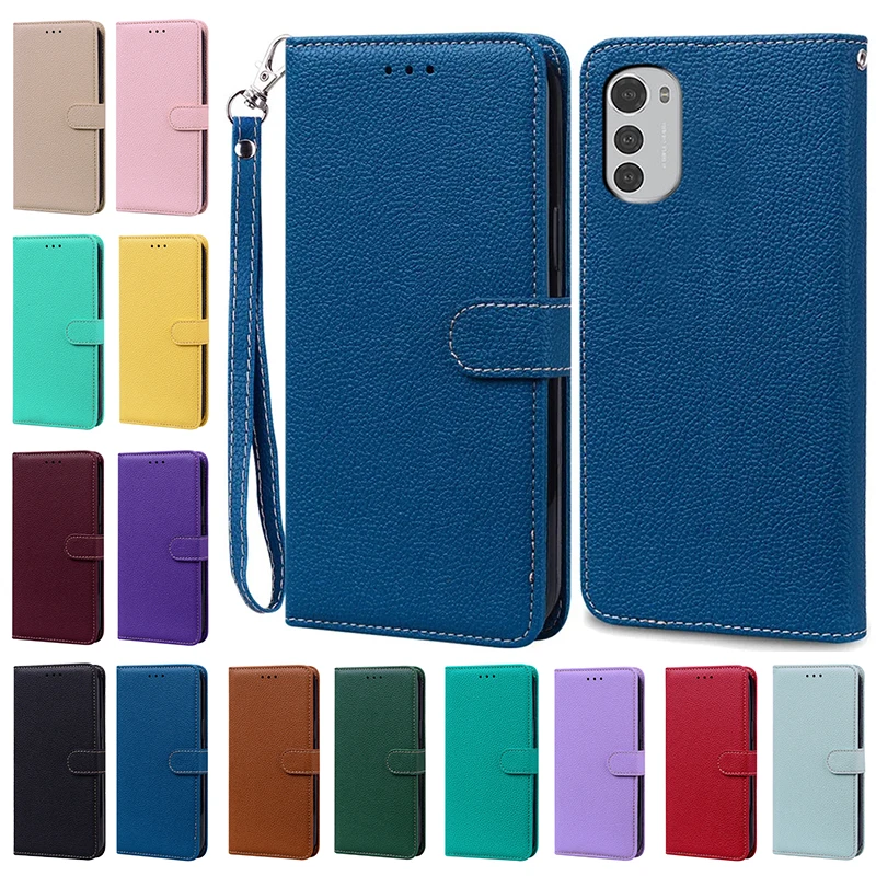 

For Motorola Moto E32 Case Luxury Leather Phone Case For Motorola E32S E32 s Flip Wallet Fundas MotoE32 E 32 4G Stand Book Bags