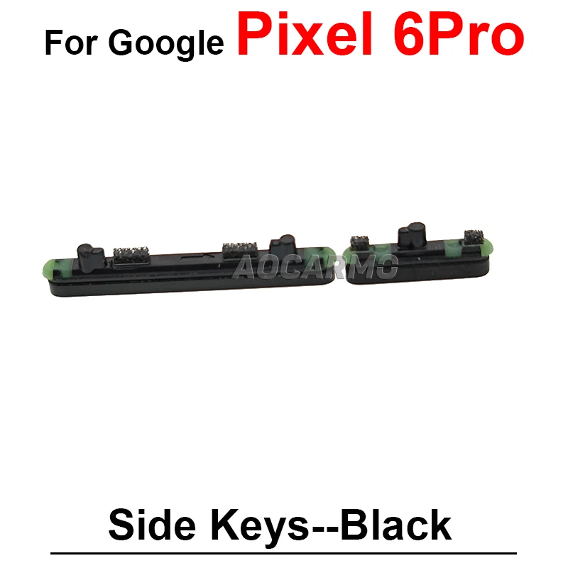 For Google Pixel 5 6 6Pro Power On Off Volume Buttons Side Keys Replacement Parts