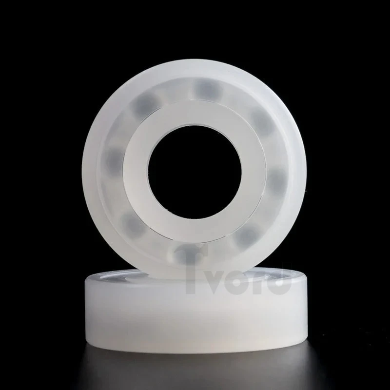 2pcs 6000 6001 6002 6003 6004 6005 6006 PP Plastic Bearing Corrosion Resistant, Non-rust, Non-magnetic Insulation