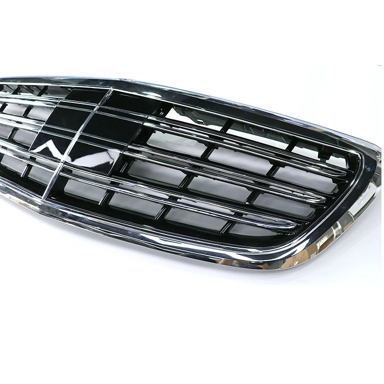 Suitable for Mercedes-Benz S-Class W222 modified Maybach vertical strip grille 14-19 model modified S65 model grille