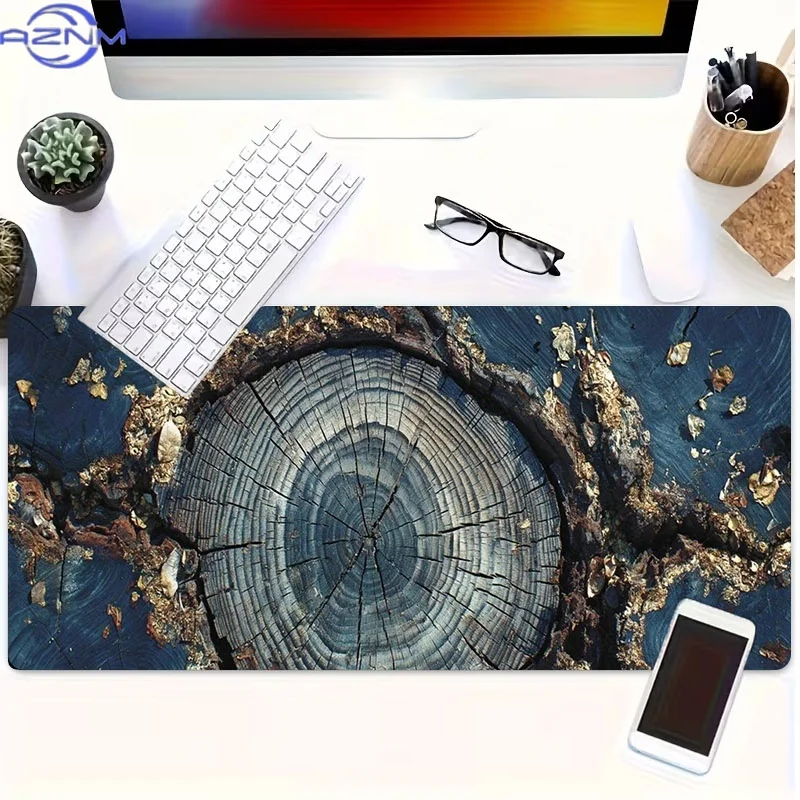 Mouse Pad Designed Like a Tree Trunk, Made from Rubber, Available in Various Sizes, Great for Programmers And Gamers, an Excelle