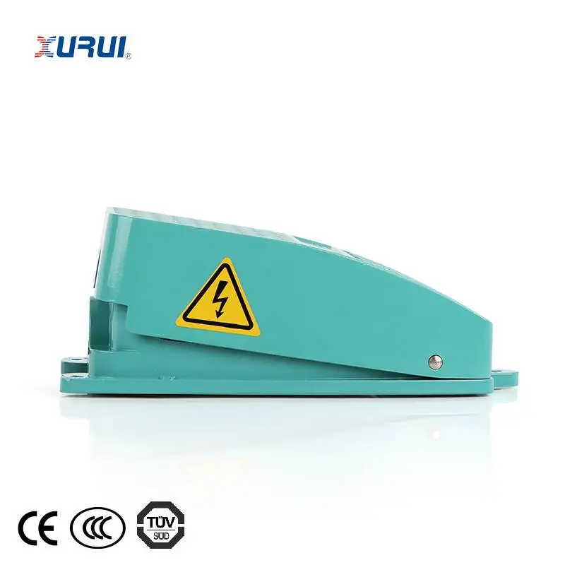 

1 шт., ножной переключатель XURUI, 10 А/250 В переменного тока, мгновенный ножной переключатель с серебряным контактом, 1 миллион циклов — противоскользящая конструкция