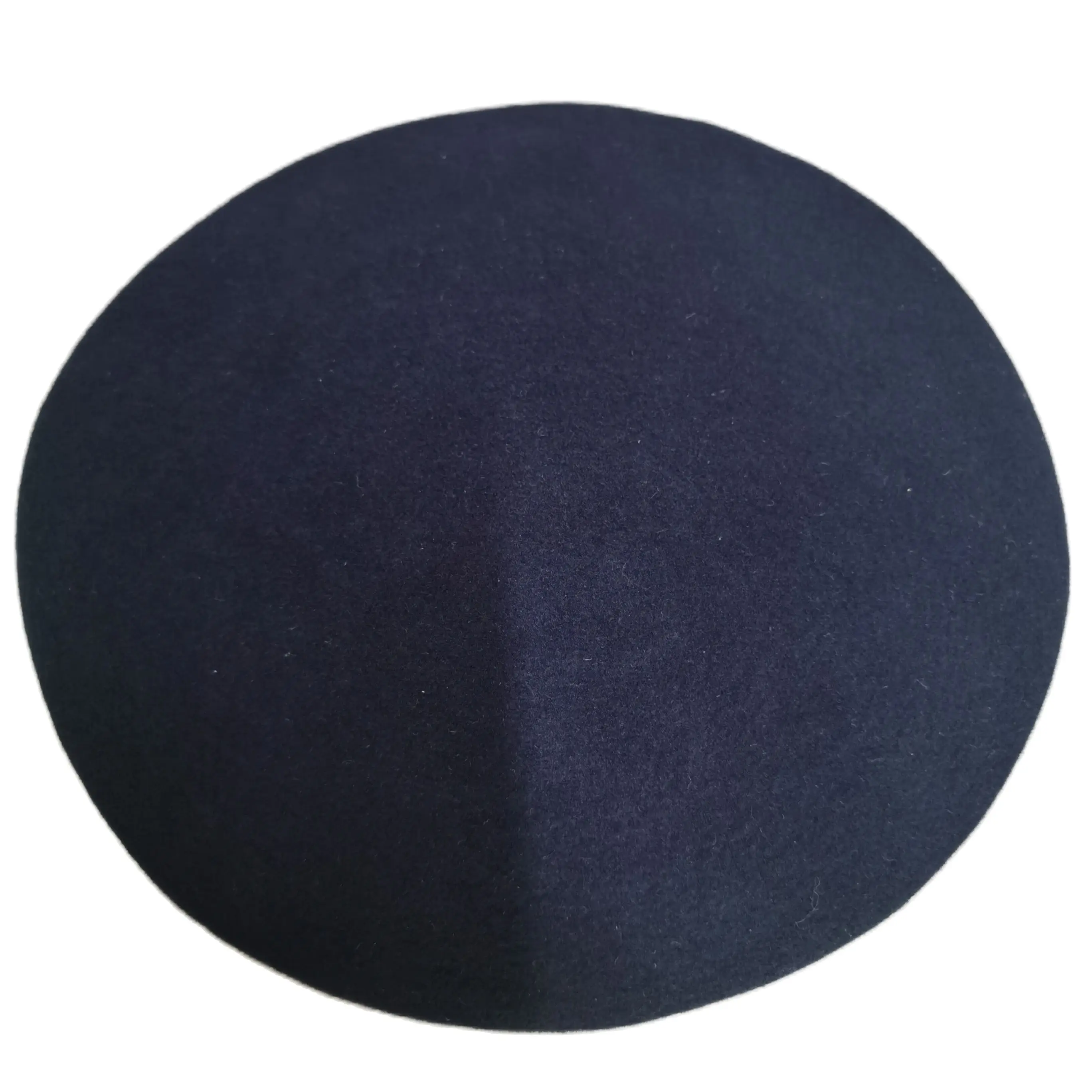 Navy Blue Fascinator  Wool Felt Pillbox Hat  Base