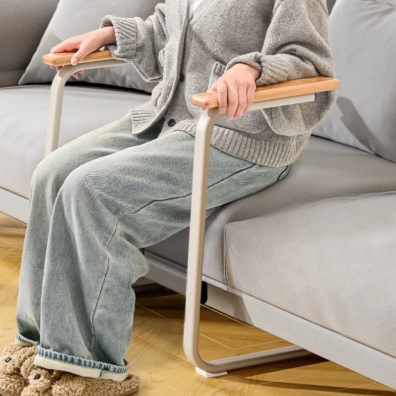 Senior Sit-Stand Assist Rail, No-Drill Toilet Safety Handle, Anti-Slip Bedside Railing, Portable Fall Prevention Aid