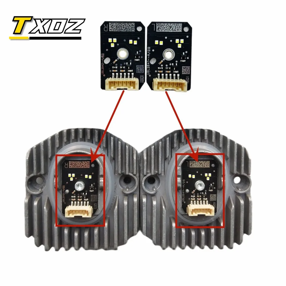 5X White LED Boards For 2018 2019 BMW 5 series G30 G31 G32 GT F90 M5 520i 530i 540i DRL Adaptive LED Headligt Daylight Module