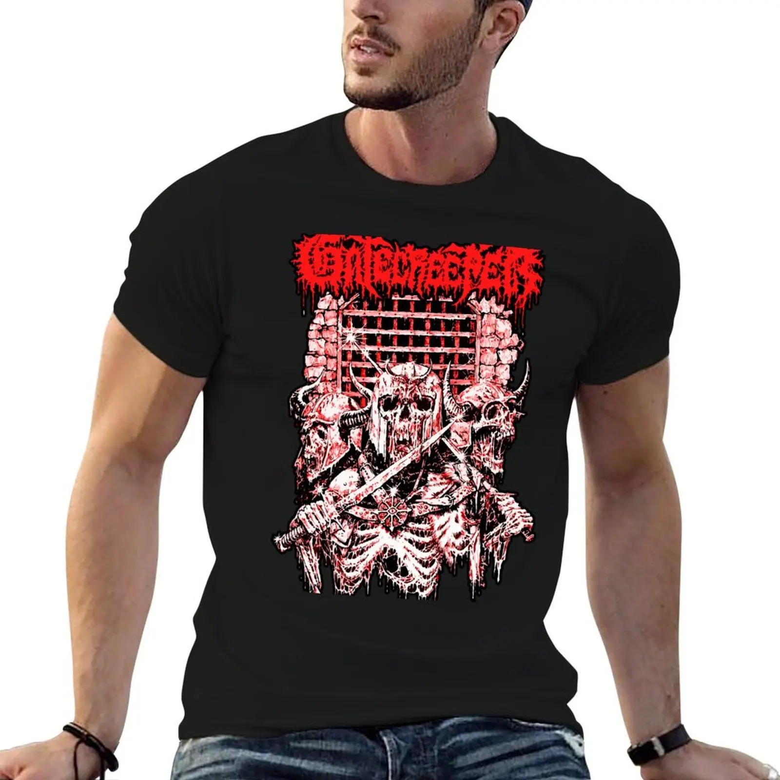 

Gatecreeper T-Shirt man t shirt designer cotton tshirt 100% T-Shirt