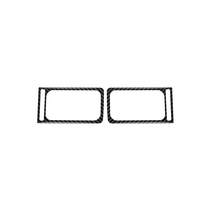 For 03-08 Toyota Corolla Car Interior Modification Carbon Fiber Left and Right Air Outlet Decorative Stickers