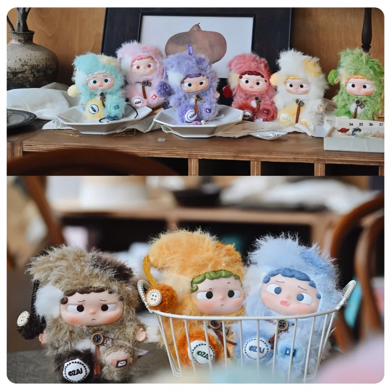 

New Cute Black Play Heyone In Stock Memory Freeze Frame Plush Pendant Blind Box Vinyl Trendy Handmade Bag Hanging Birthday Gift