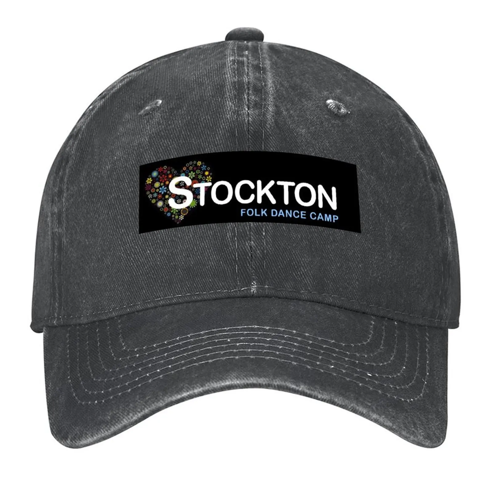 

Stockton Folk Dance Camp - Block Logo Baseball Cap Rugby Golf Cap Hat Baseball Cap cute Golf Wear Men Women's