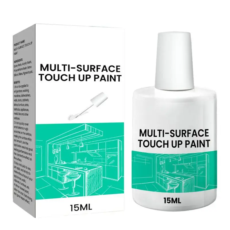 

Multi-Surface Paint For Wall Multi-Surface Paint With Brush White Scratch Repair Multi-Surface Paint With Brush Small Brush Wall