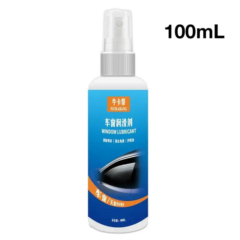 Vedação de porta e lubrificantes de janela Spray, porta deslizante, garagem, multiuso, duradouro, 100ml