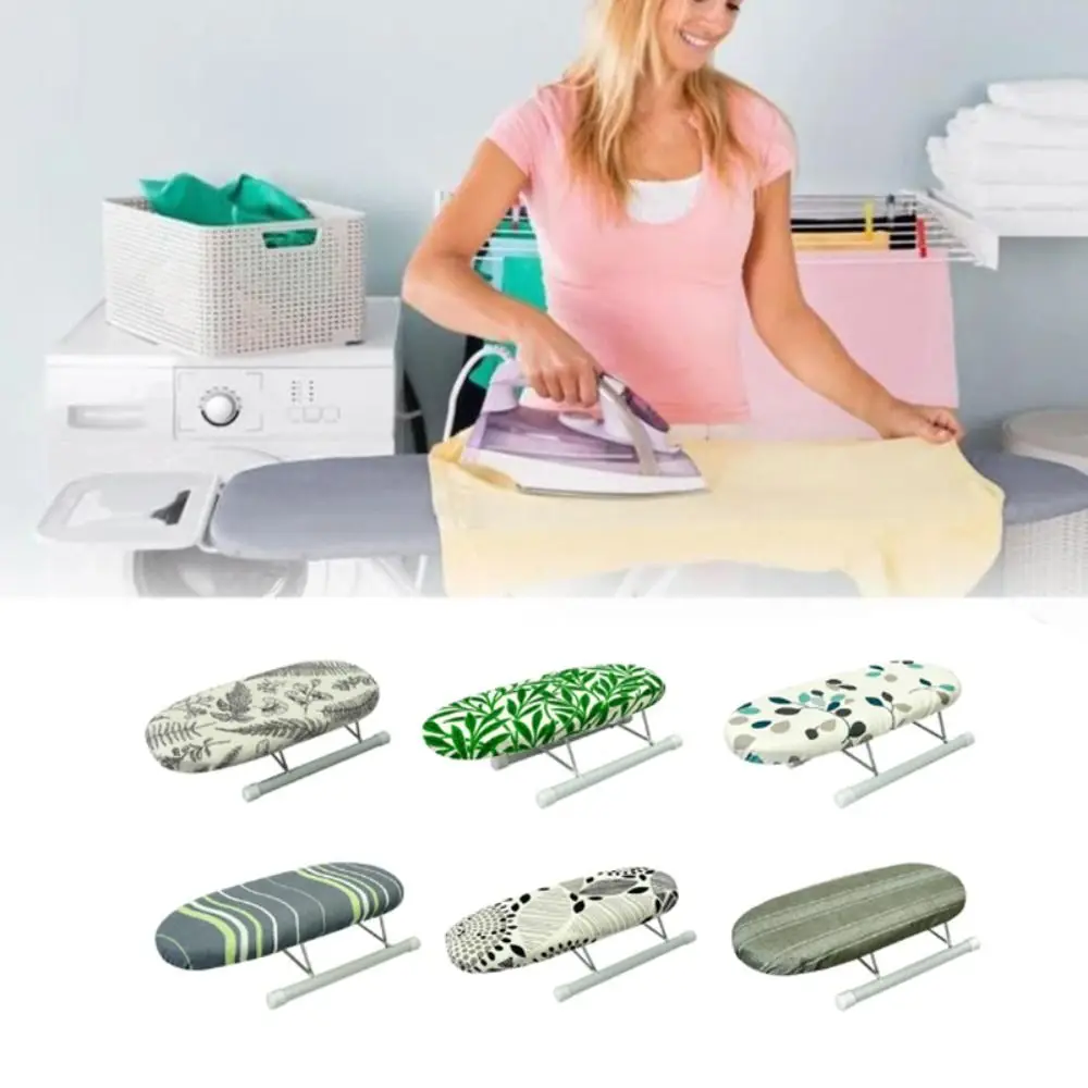 New Foldable Mini Ironing Board Metal Household Ironing Board Rack Sewing Table Heat Resistant Small Tabletop Iron