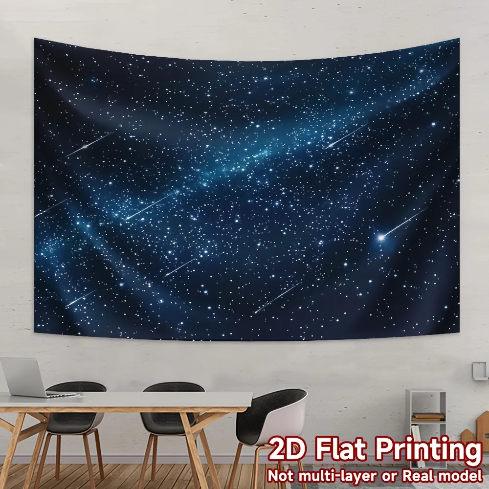 1pc, Night Sky Background Galaxy & Stars Themed Tapestry Backdrop Durable Polyester for Parties, Graduations & More