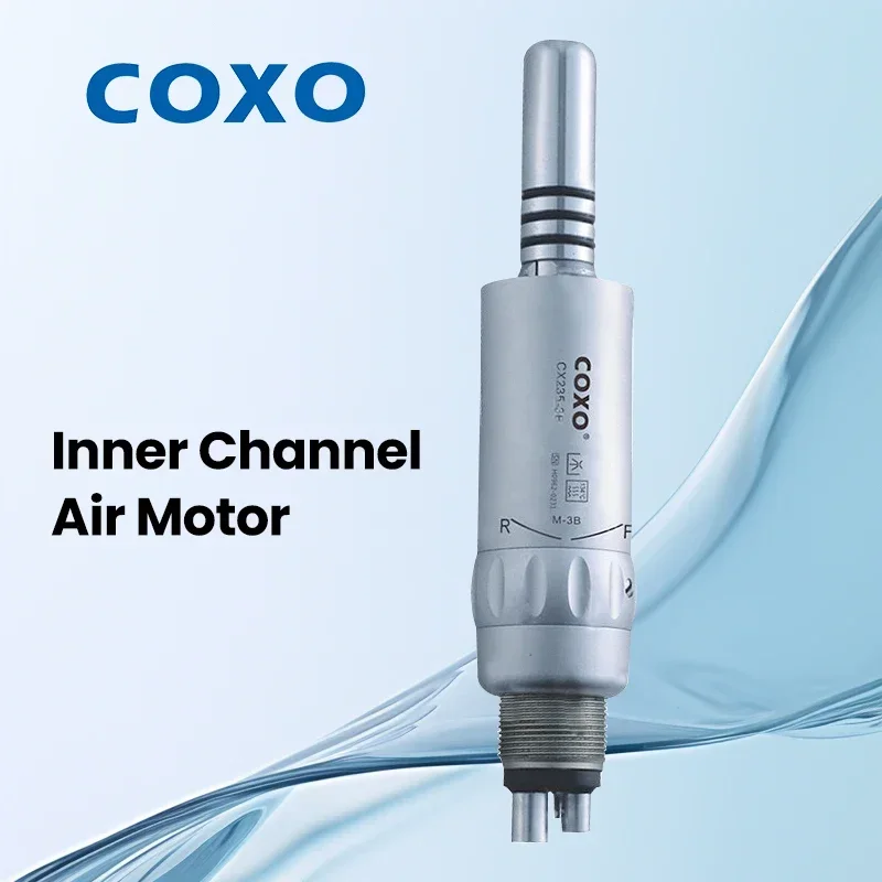 COXO CX235-3B Contra-Angle Low-Speed Dental Handpiece For 2/4 Hole Burs and Compatible with Multiple Electric Micromotor Models