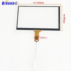 New 7 Inch Car Radio Touch Screen Sensor Digitizer LXH-TPC0037-677-v5 DZPG7.0-917 165*100MM 164*99MM GT911/615 1024*600