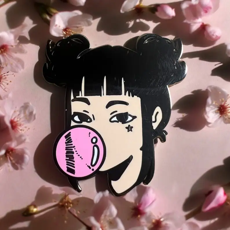 Bubblegum Girl - Hard Enamel Pin