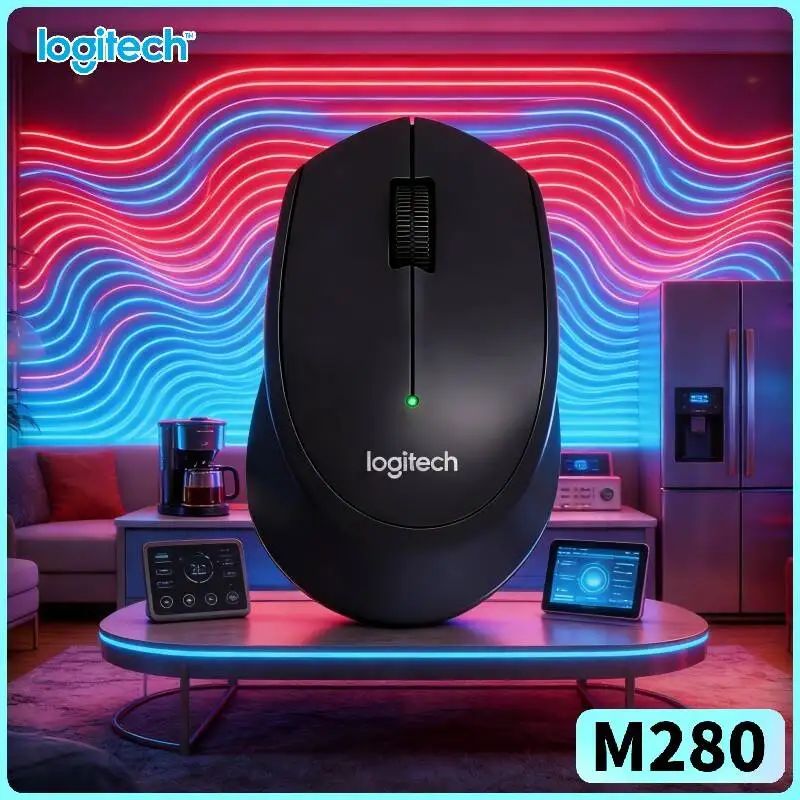 

Logitech M280 Wireless Mouse Thin Slim Body 10m Range 1000 DPI Precise Target Tracking Long-Lasting 18-Month Battery
