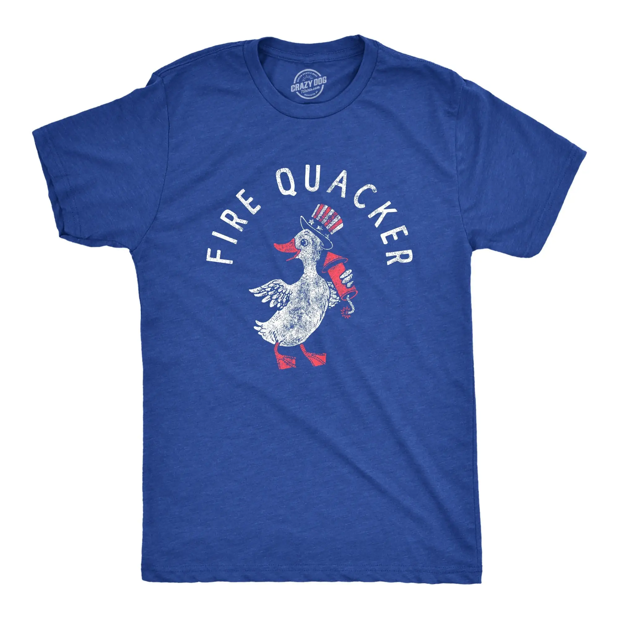 4Th Of July T Shirt Usa Punny Patriotic America Firecracker Fire Quacker Duck Funny