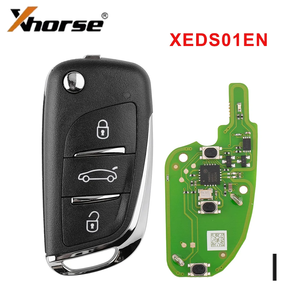 1PCS Xhorse XEDS01EN DS Universal Super Remote Wireless Key With XT27 XT27A66 Chip For VVDI Key Programmer Tool English Version