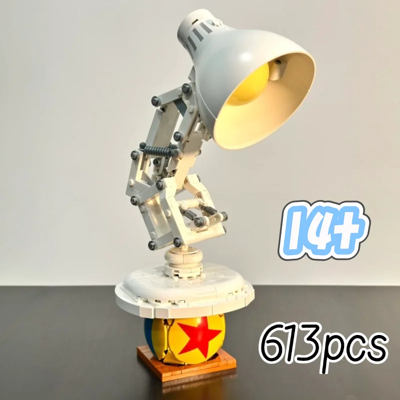 Nouveauté 613 pièces Pixar Luxo Jr 21357 lampe de table bloc de construction décoration de la maison pour les enfants vacances noël cadeau d'anniversaire