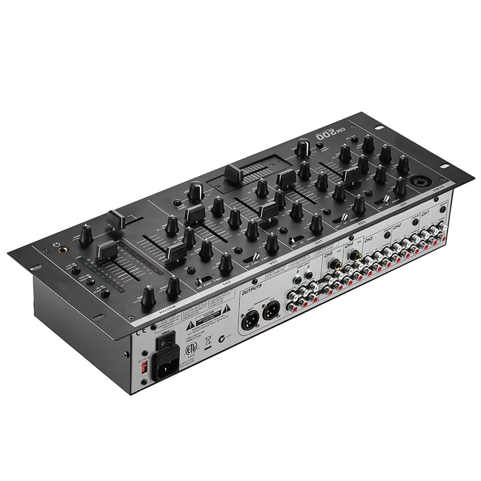 2025 heißer Verkauf GAX-CM200 Professioneller DJ-Mixer o Sound Mixing Console Stage Performance Console USB