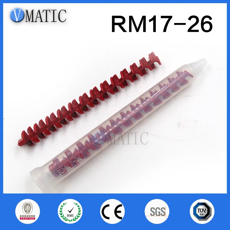 Free Shipping Quality 5pcs Resin Static Mixer MR17-26 Mixing Nozzles for Duo Pack Epoxies