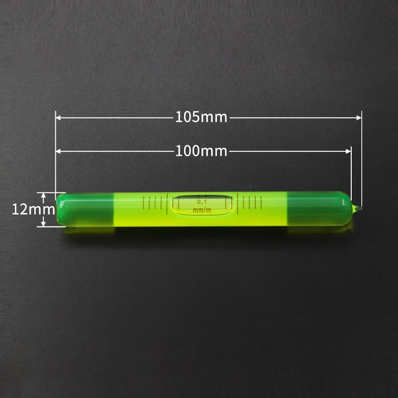 Glass tube type horizontal bubble high-precision level water ruler with an accuracy of 0.1mm/m