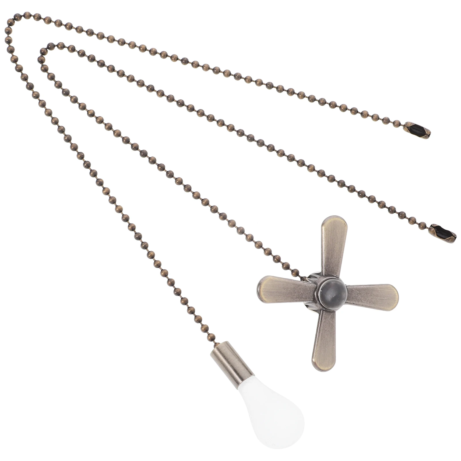 

2pcs Chains for Ceiling Pull Chain For Light Fixtures Fans Lights Copper Replacement Accessories Lamp Decor Home Hanging