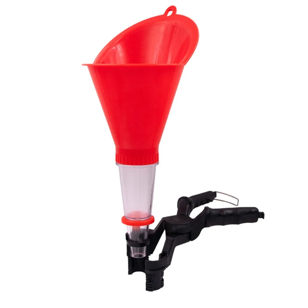 

Car Engine Oil Funnel Universal Fuel Add Funnel Tools Adjustable Gasoline Special Funnel Non-leakage Design